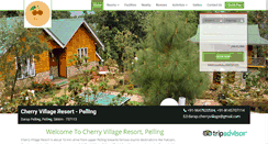 Desktop Screenshot of cherryvillagehomestayresort.com