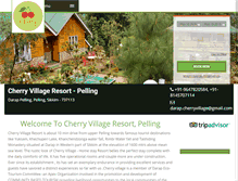 Tablet Screenshot of cherryvillagehomestayresort.com